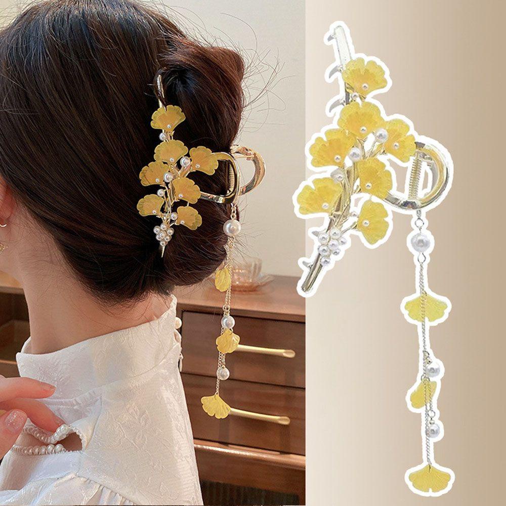 MOCHO Kẹp Tóc Hình Lá Cây Phong Cách Hàn Quốc