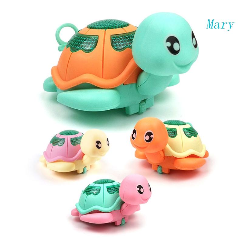 Đồ Chơi Lên Dây Cót Có Đèn LED Hình Con Rùa Dễ Thương Cho Bé Chơi Khi Tắm