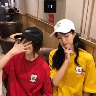 Áo thun thêu con heo
