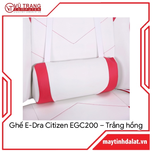 Ghế Chơi Game - E-Dra CitiZen EGC200 Màu Trắng Hồng - Ghế Xoay Văn Phòng Giá Rẻ