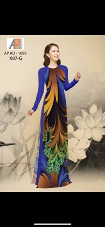 Vải áo dài dạ quang