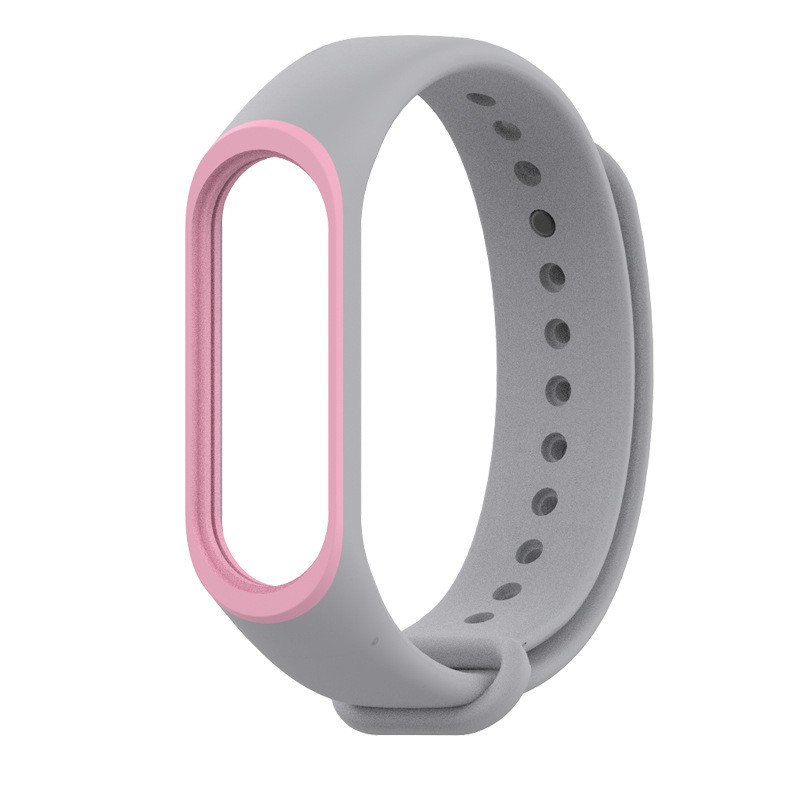 [Miband 5] Dây đeo MIJOBS thay thế dành cho Xiaomi miband 5 (viền màu)