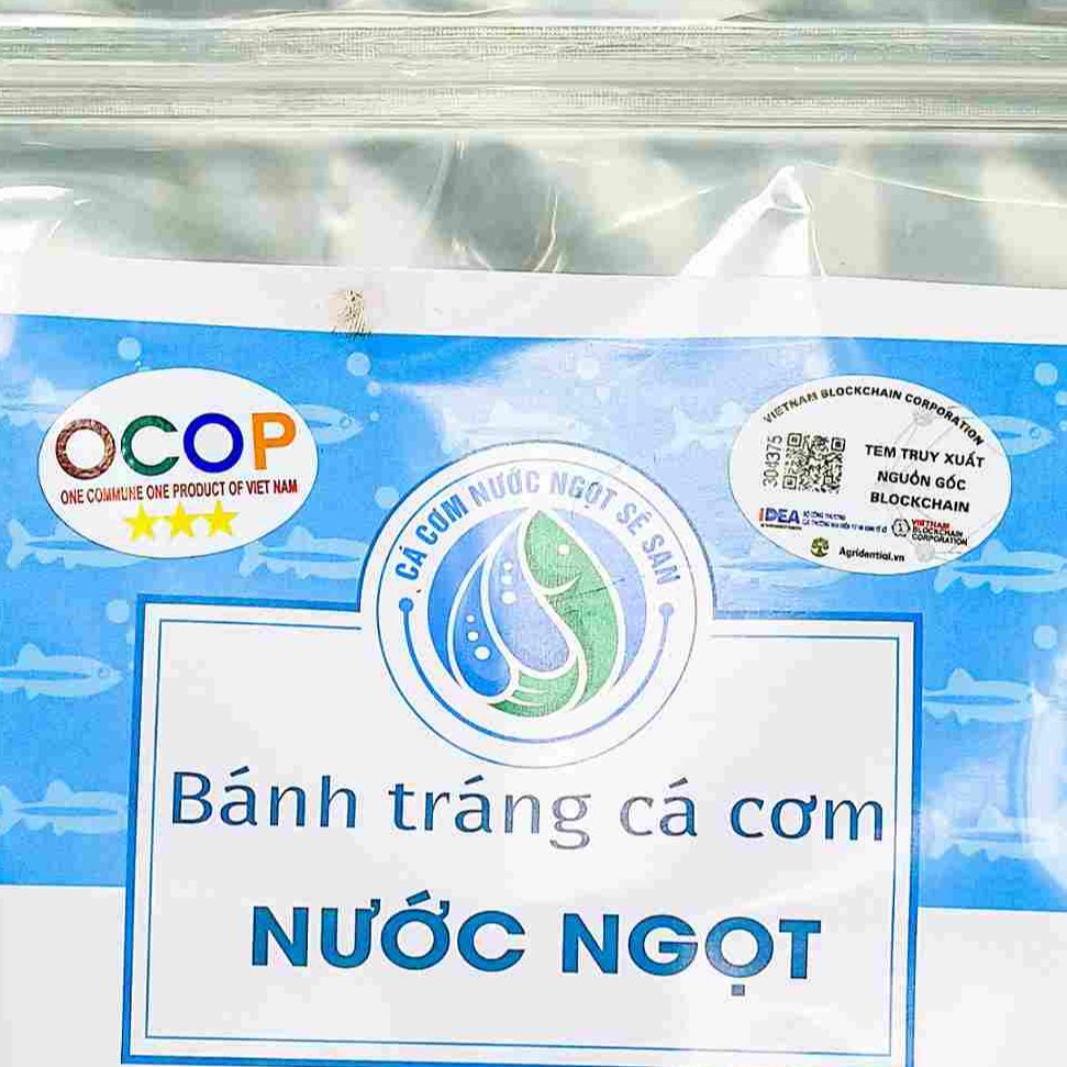 Bánh tráng cá cơm nước ngọt sông sê san ngon 10 cái đặc sản ocop kon tum | BigBuy360 - bigbuy360.vn