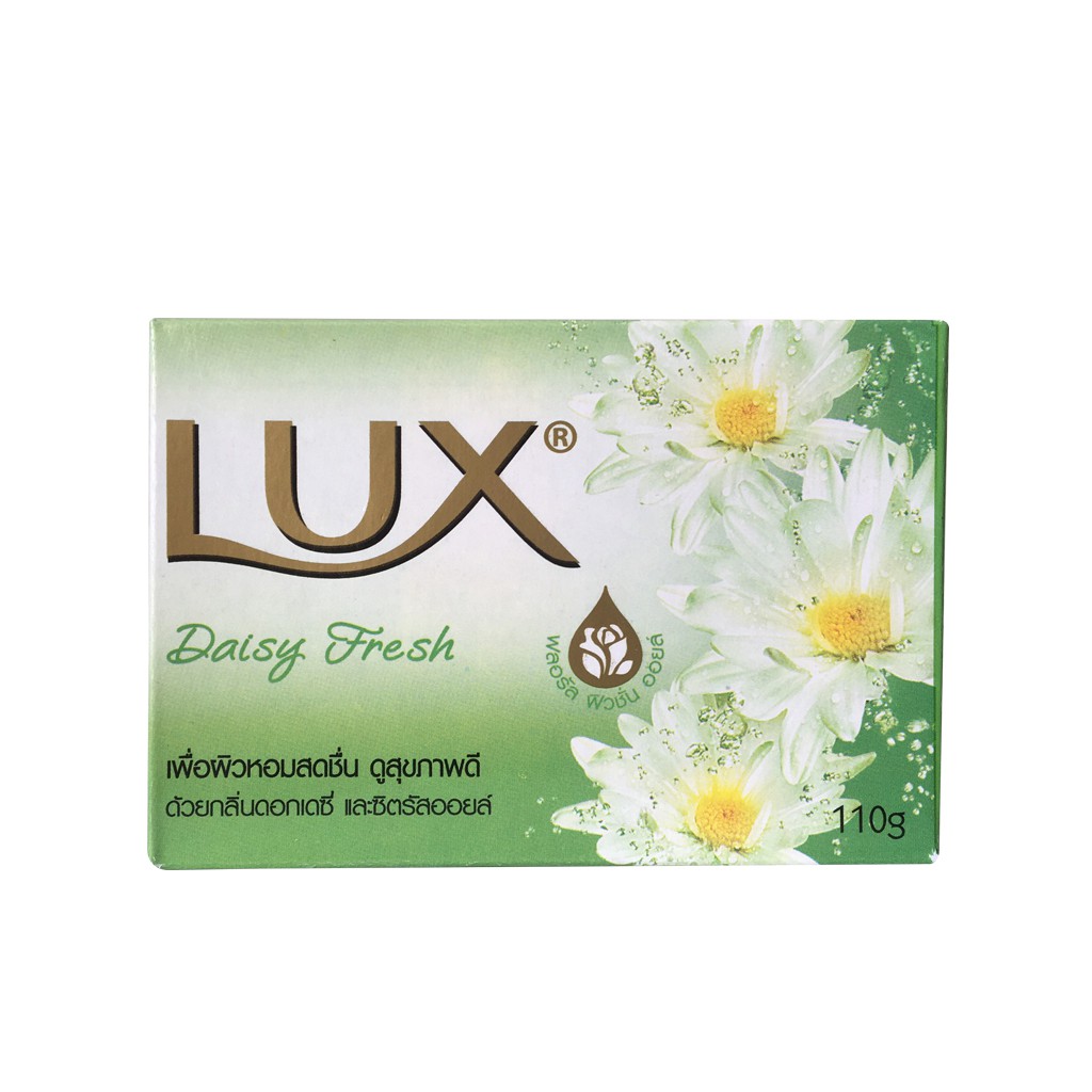 [HÀNG THÁI LAN 100%] Xà Bông Lux Daisy Fresh 110gr Thái Lan Màu Xanh