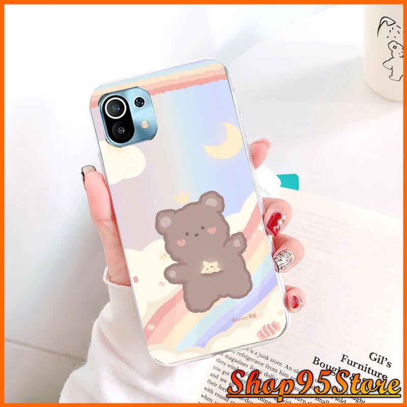 Ốp lưng silicon Xiaomi Mi 11 lite Note 11 4g Redmi 10C Note 10 Note 10 pro / K40 k40 pro Poco F3 in hình đẹp mắt