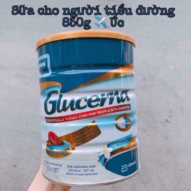 Sữa glucerna 850g úc