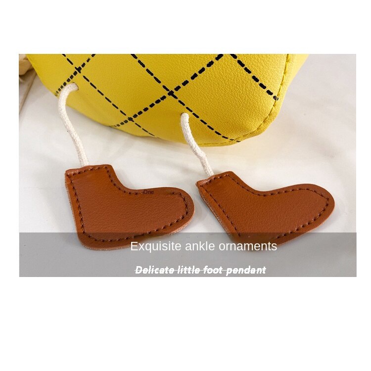 Túi Đeo Chéo Hình Quả Dứa Dễ Thương Cho Bé Gái