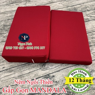 Nệm Ngồi Thiền YOGI 60x50cm Gấp Gọn Tiện Dụng - Giúp Giảm Căng Thẳng, Mệt Mỏi BH 12 Tháng NGỌC PHÁT