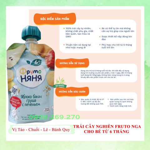 Trái Cây Nghiền Fruto date 2023