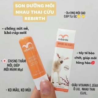 Son dưỡng môi nhau thai cừu Úc