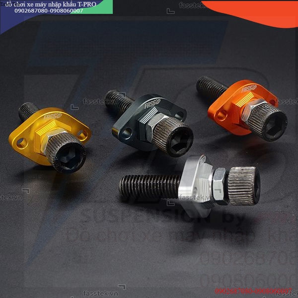 Tăng cam chỉnh tay Fasstek Racing ốc cường lực M14 cho Exciter 150