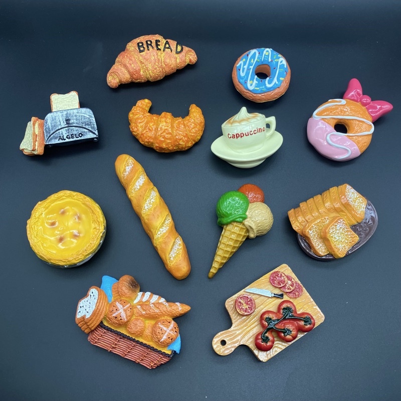 Nam châm dán hít dính trang trí tủ lạnh ẩm thực 8