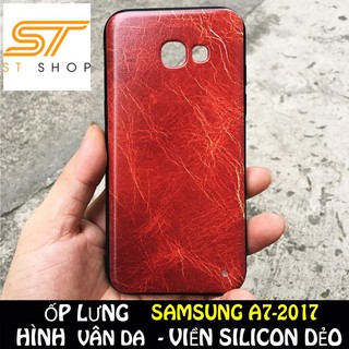 ❤️❤️❤️ ỐP LƯNG IN HÌNH VÂN DA DÀNH CHO SAMSUNG A7-2017 ❤️❤️❤️❤️