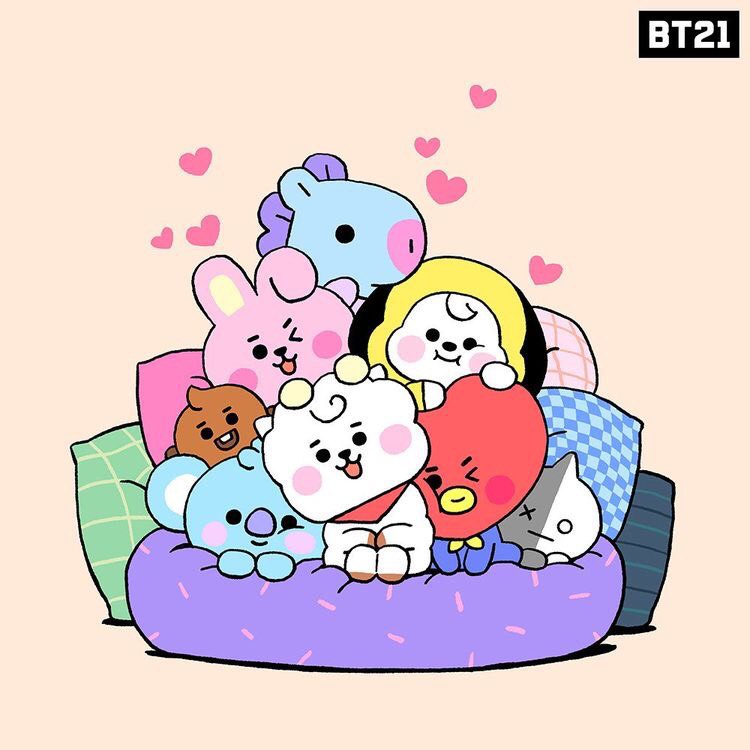 Phụ kiện giá đỡ điện thoại hình BTS bt21