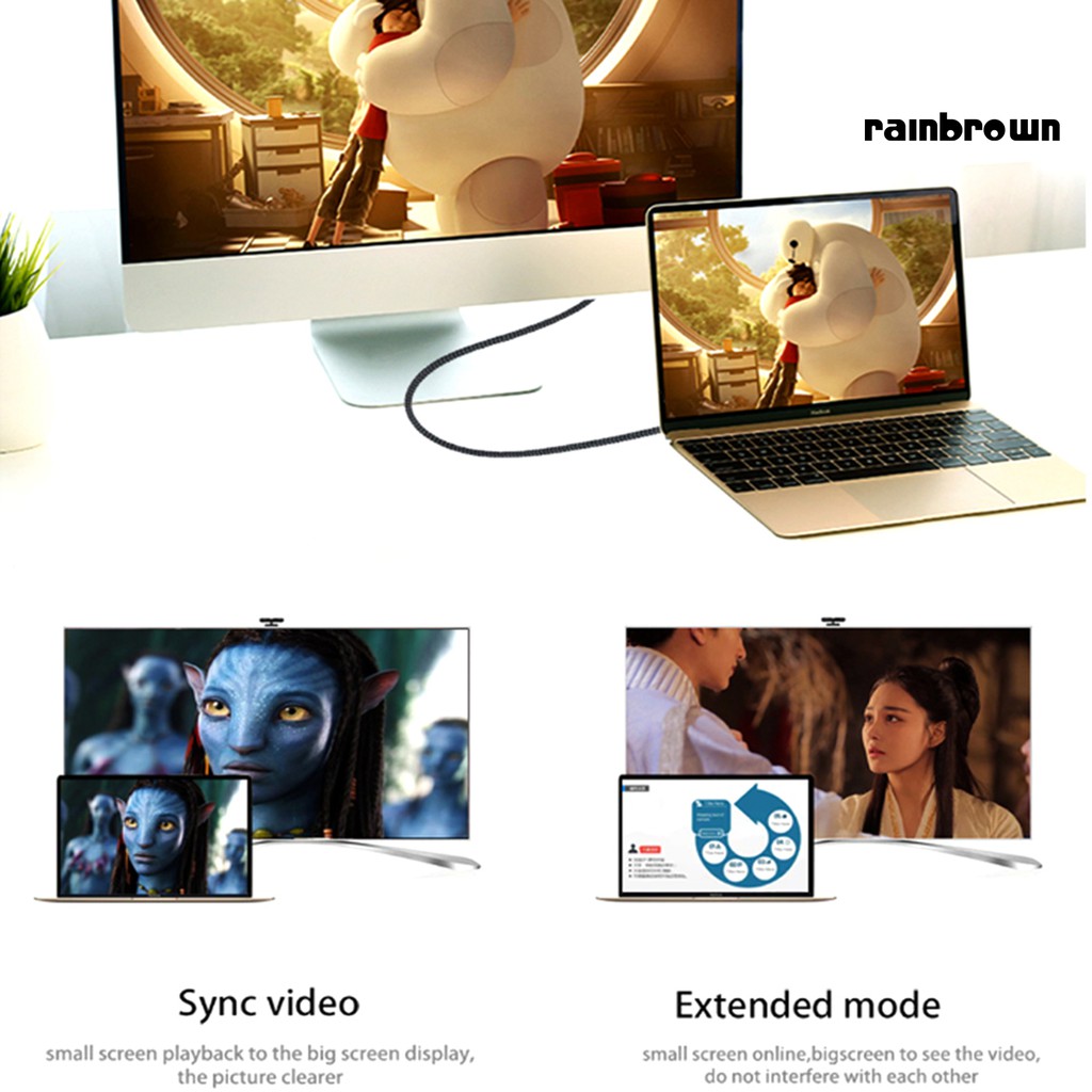 Cáp Chuyển Đổi Từ Cổng Type-C Sang Mini Displayport 6ft Dài 1.8m 4k
