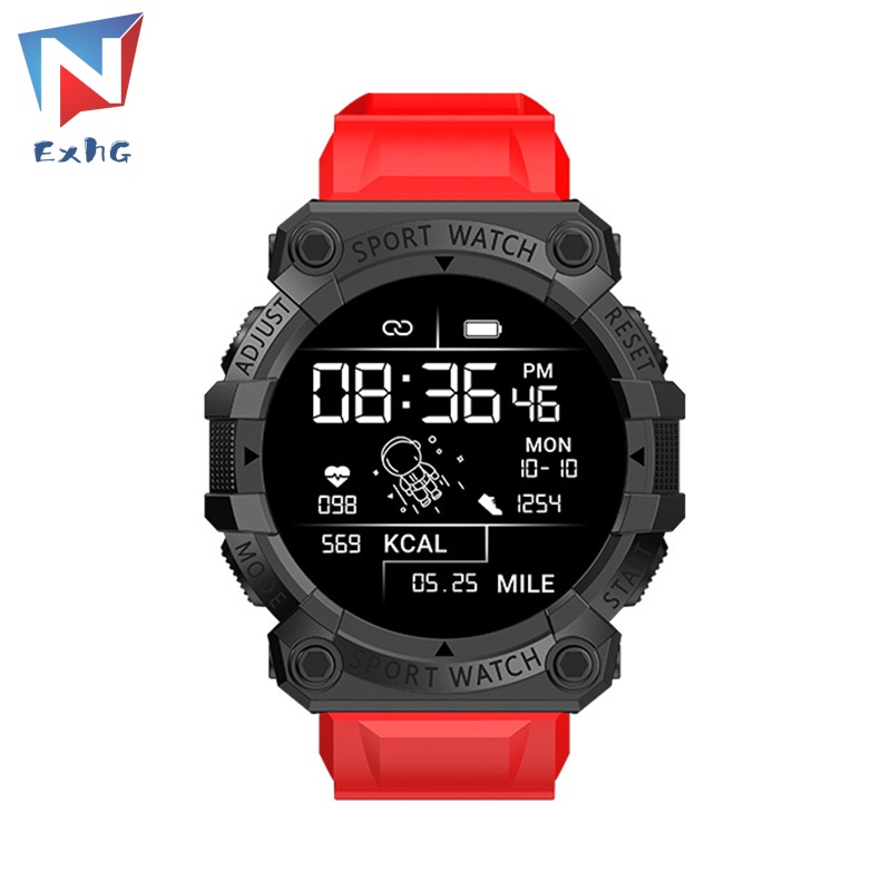ExhG  High quality FD68S Professional Sports Smart Watch USB Direct Charge 1.44in Round Dial Heart Rate Sleep Monitor for Android iOS