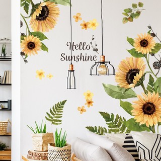 Decal dán tường Hoa hướng dương 2