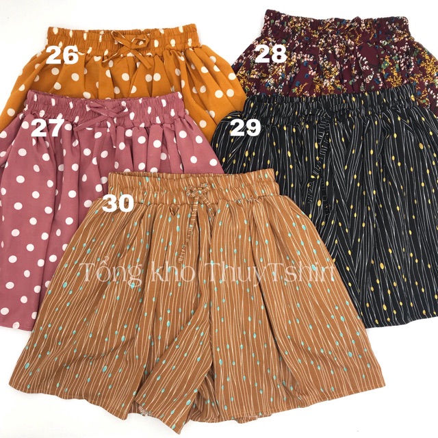 [Sale Quần sooc hoa nữ ống rộng | BigBuy360 - bigbuy360.vn