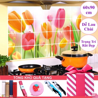 <[Sỉ 8.200Đ]> Giấy Dán Cách Nhiệt Trang Trí Nhà Bếp 60x90 Cm - Không Thấm Nước Dầu Mỡ - Giấy - Decal Dán Tường