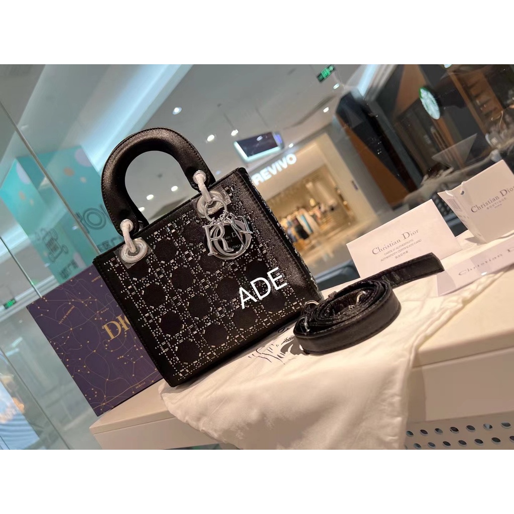 Túi xách DI OR lady đính đá tag bạc bản sup hàng fullbox