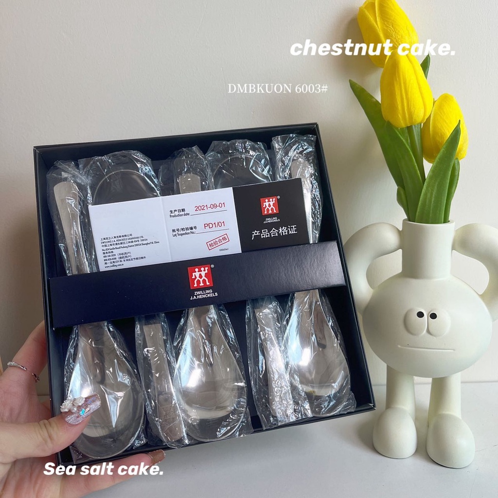 PVN44298 Hộp 5 Thìa inox 304 hiệu Zwilling Đức Giá Rẻ