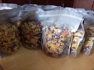 Combo 2kg trái cây sấy - hàng vụn.
