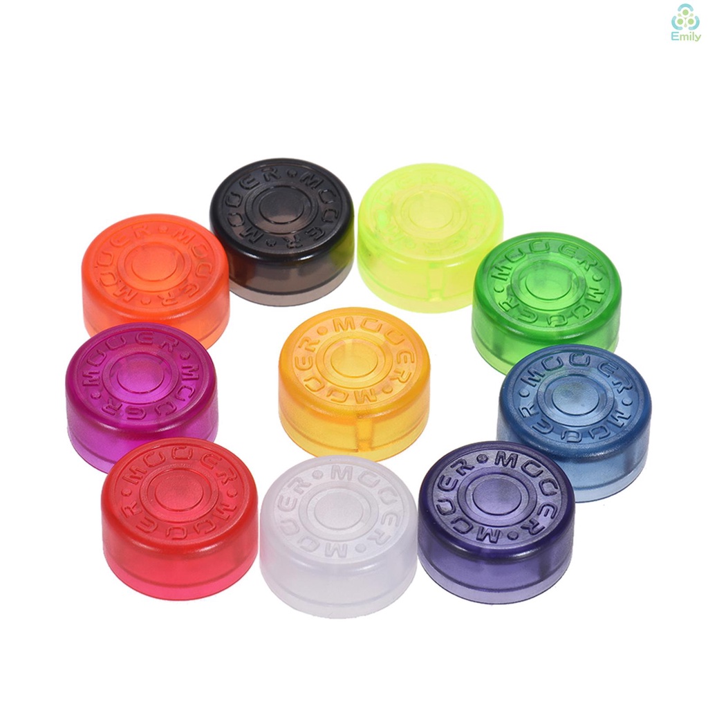 MOOER Set 10 phụ kiện bảo vệ bàn đạp hiệu ứng đàn ghita nhiều màu sắc