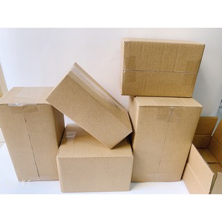 Hộp giấy carton GIÁ RẺ 20x7x7, số lượng (90 hộp) (TRÙM SỸ CARTON)