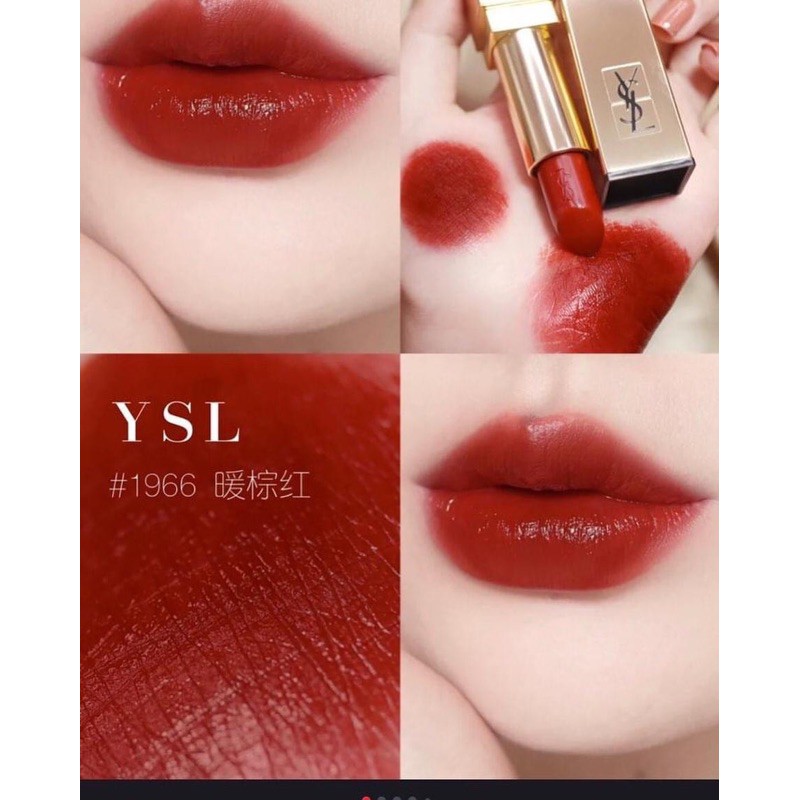 SON YSL 1966 ROUGE LIBRE ROUGE PUR COUTURE