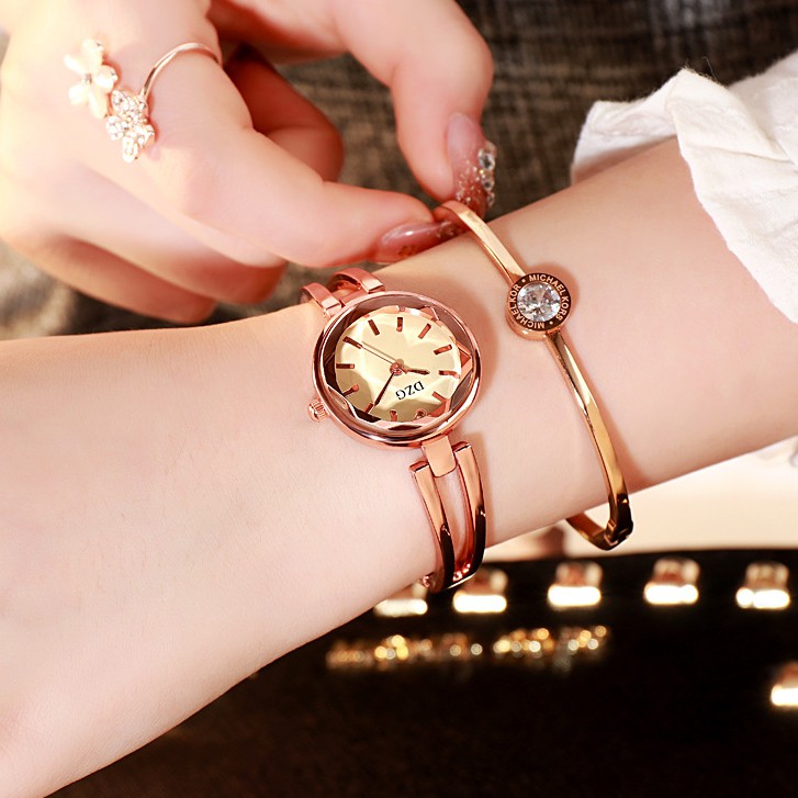 Đồng hồ nữ lắc Dzg DL02 mẫu mới cực đẹp, mặt tròn nhỏ xinh xắn | BigBuy360 - bigbuy360.vn