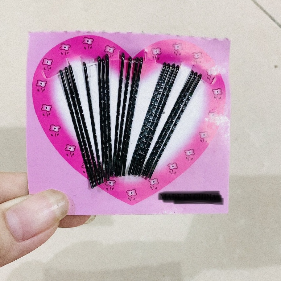 Vỉ 18 Kẹp Tăm Màu Đen Giá Siêu Rẻ