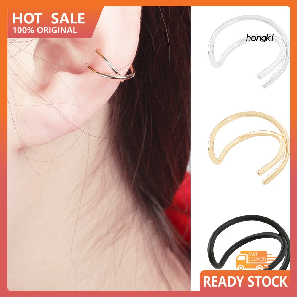 Khuyên Kẹp Vành Tai Thiết Kế Thanh Lịch Cho Nữ