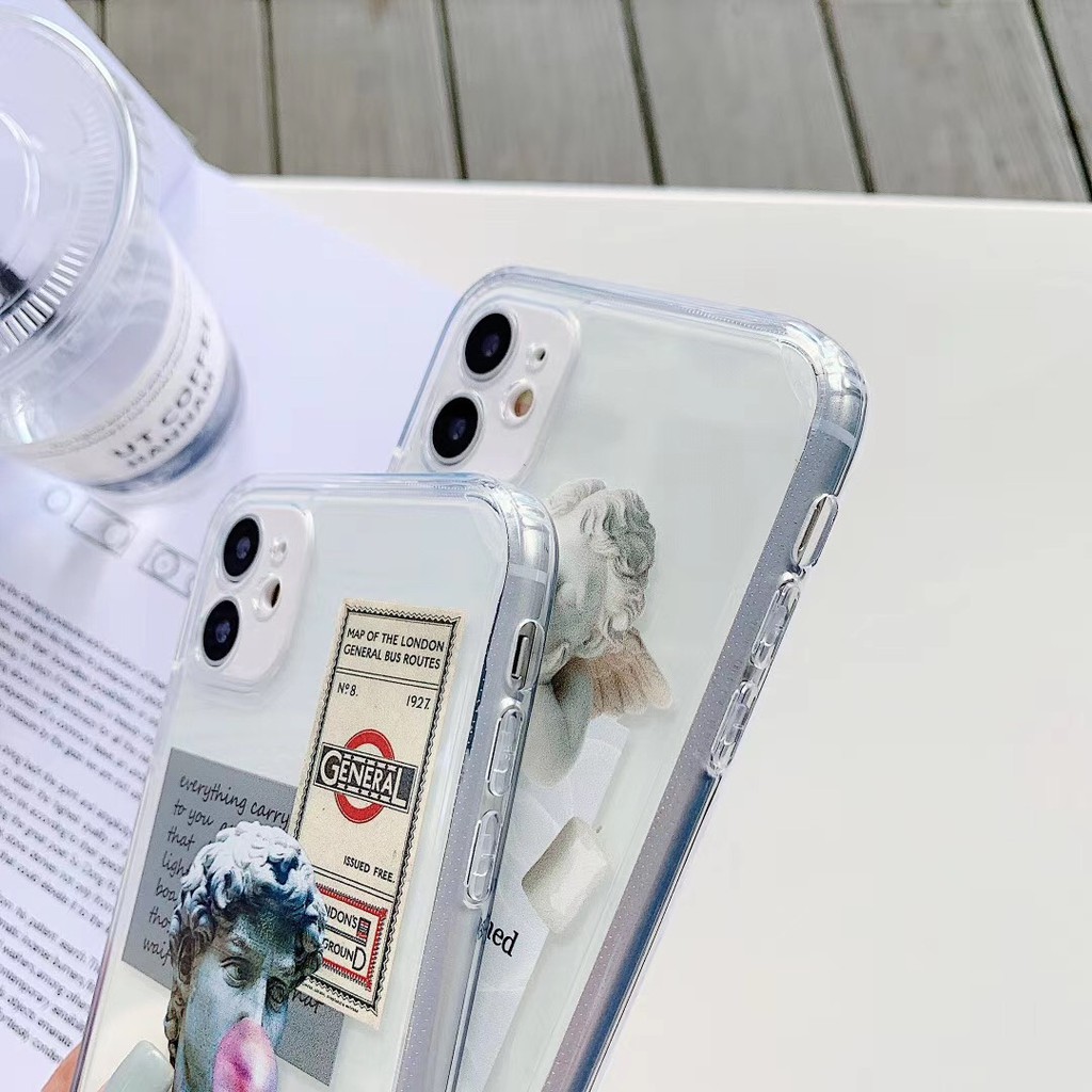 Ốp điện thoại hình tượng thần tình yêu/David cho iPhone 7Plus 8+ X XR XSmax 11Promax 12 12promax | BigBuy360 - bigbuy360.vn