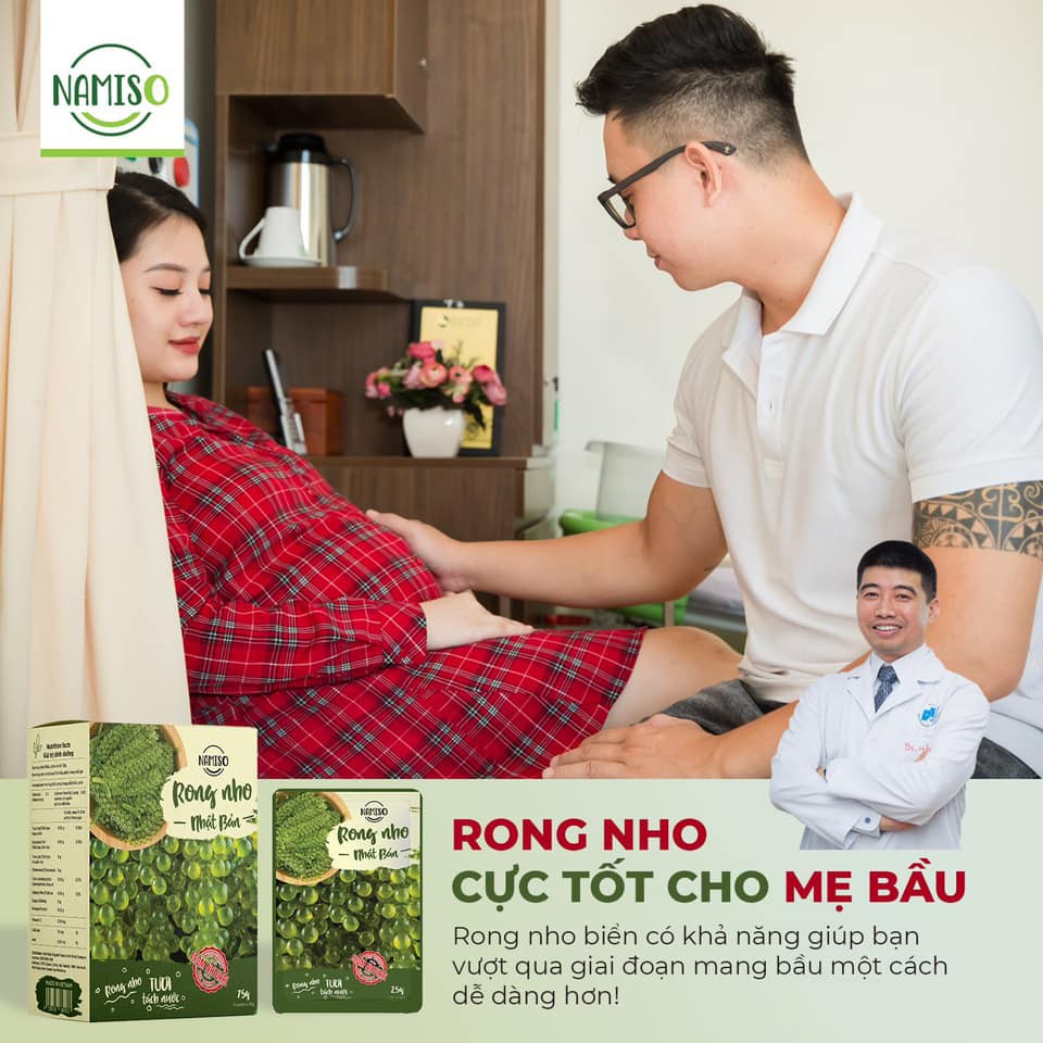[CHÍNH HÃNG] Rong Nho Tách Nước Namiso, Hộp 12 gói 300g, Tiện Lợi, Dễ Dàng Sử Dụng, Giá Trị Dinh Dưỡng Cao | BigBuy360 - bigbuy360.vn