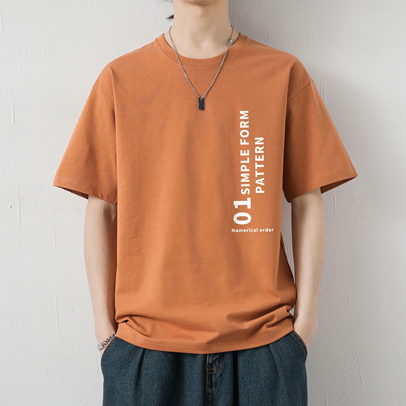 Áo Thun Cotton Ngắn Tay Thời Trang Mùa Hè Dành Cho Nam