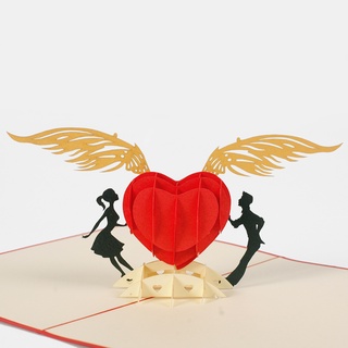 NHIỀU MẪU - Thiệp 3D TRÁI TIM, thiệp Tình Yêu handmade pop-up card, thiệp nổi HMG, quà tặng ý nghĩa