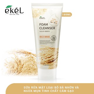 FOAM CLEANSER RICE BRAN ( SỬA RỬA MẶT CÁM GẠO) 180ml