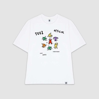 [XẢ NGHỈ BÁN] Áo Thun Unisex Nam Nữ TEEZ - TZ1048 Form Rộng Tay Lỡ Freesize