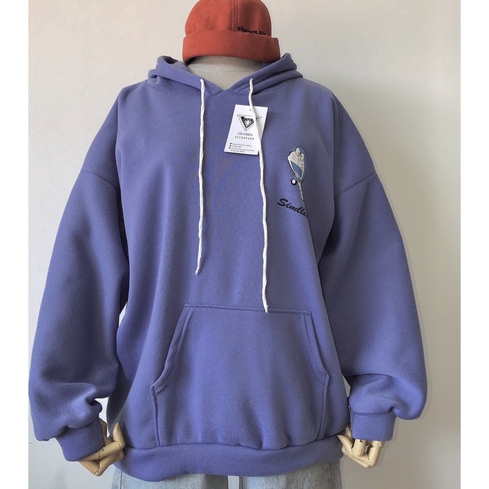 Áo Hoodie unisex from rộng tay bồng năng động cá tính