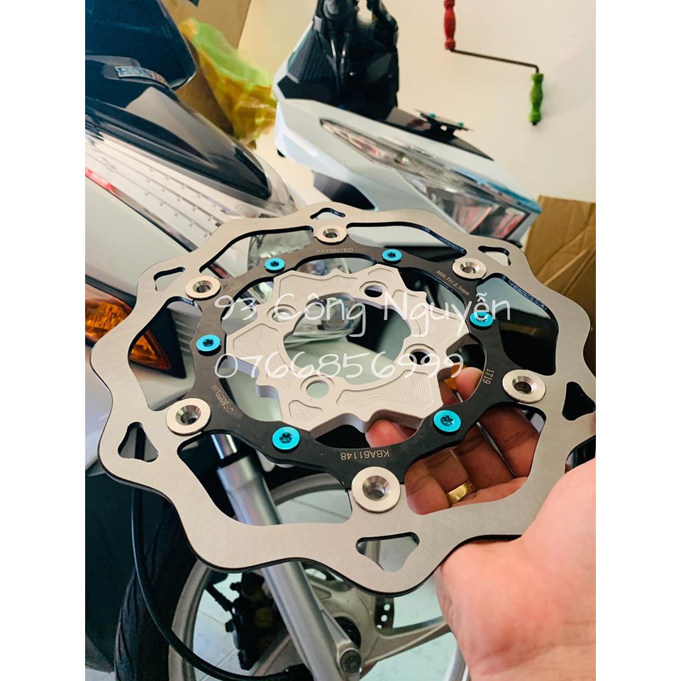 đĩa KTM 260mm luôn ôc GR5 dùng cho nhiều dong xe