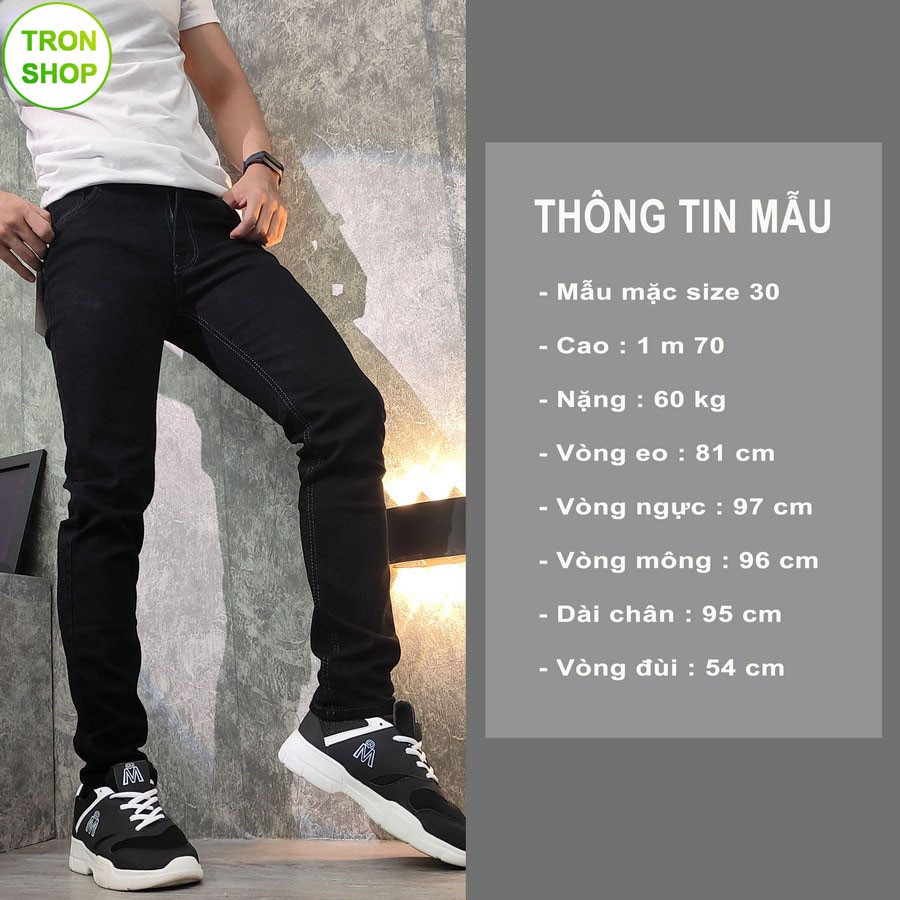 Quần jean nam co giãn vải jean dày chất lượng TS98 Tronshop | BigBuy360 - bigbuy360.vn