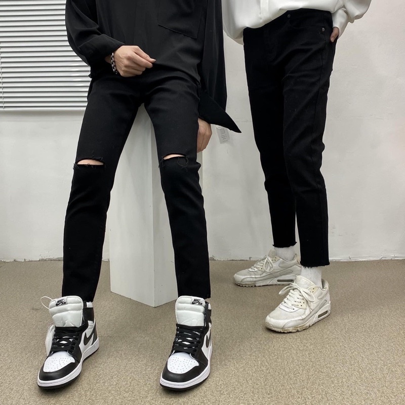 QUẦN SKINNY JEANS ỐNG SUÔNG UNISEX NAM VÀ NƯ CHẤT JEAN CO GIÃN UNISEX NAM VÀ NỮ