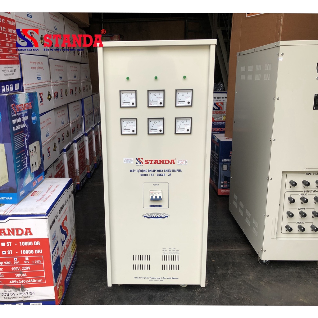 Ổn áp Standa 45KVA 3 pha dải 260v - 430v