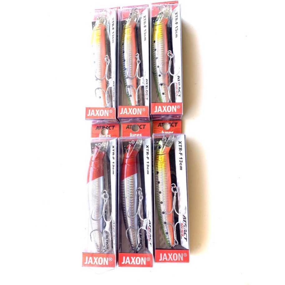 Cá Giả JAXON 13 cm 25g Mồi Cá Giả Câu Lure, câu biển, hồ lớn