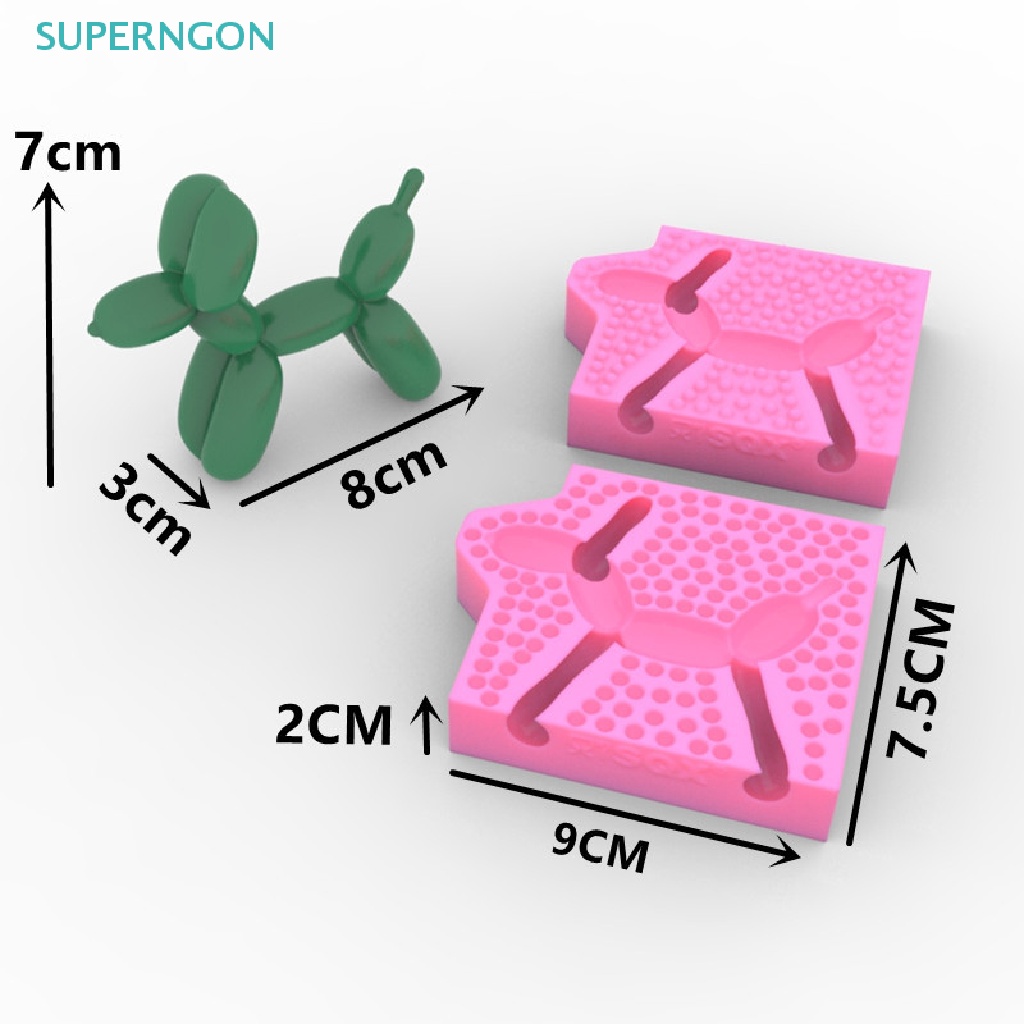 Khuôn Silicone Làm Bánh Hình Chú Chó Poodle Đáng Yêu