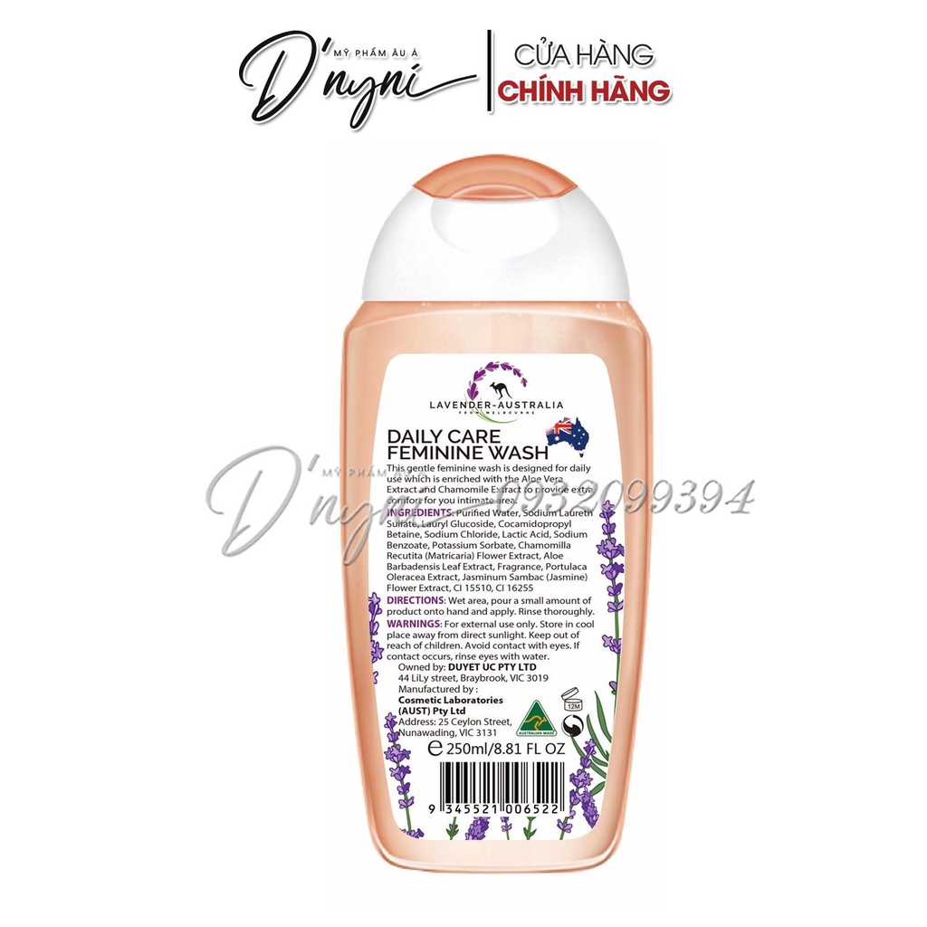 Dung Dịch Vệ Sinh Phụ Nữ Daily Care Feminine Wash Úc 250ml