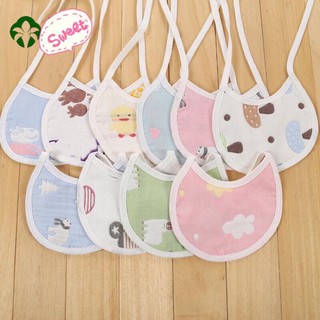 all_forkids: yếm xô sơ sinh 6 lớp cotton xuất Nhật đồ dùng ăn dặm cho bé