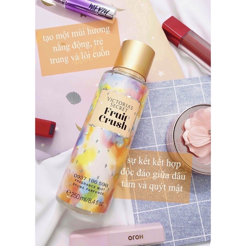 Xịt thơm Body mist Victoria's secret 250ML, xịt toàn thân nhẹ nhàng nữ tính - Donna.cosmetics