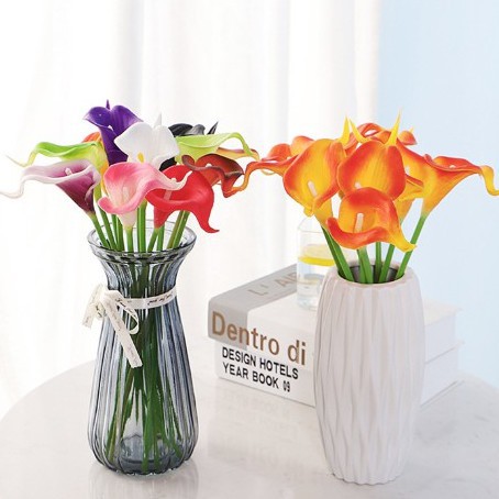 HOA RUM CALLA LILY Gốc Nam Phi - Hoa giả trang trí đẹp