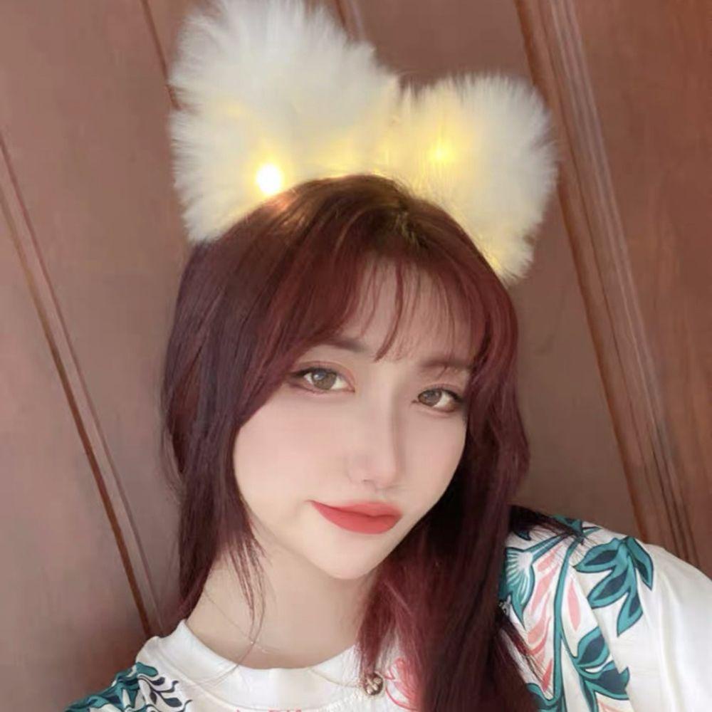 JARRED Băng Đô Tai Mèo Phát Sáng Dễ Thương